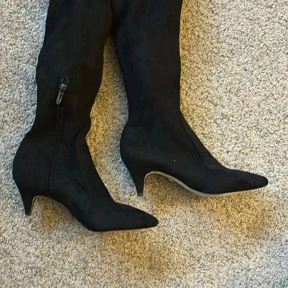 Sam Edelman Kristen Over The Knee Kitten Heel Boots - Picture 8 of 8